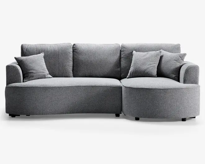 Sovesofa med chaiselong højrevendt