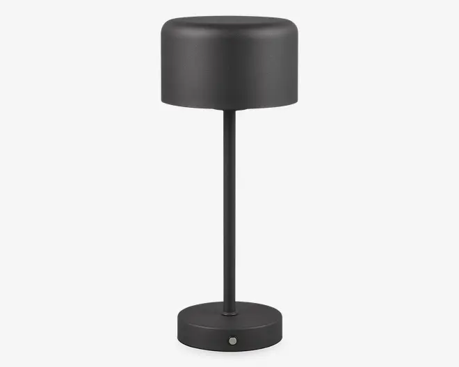 Bordlampe Jeff mat sort H.30 cm 