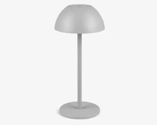 Bordlampe Ricardo grå H.30 cm