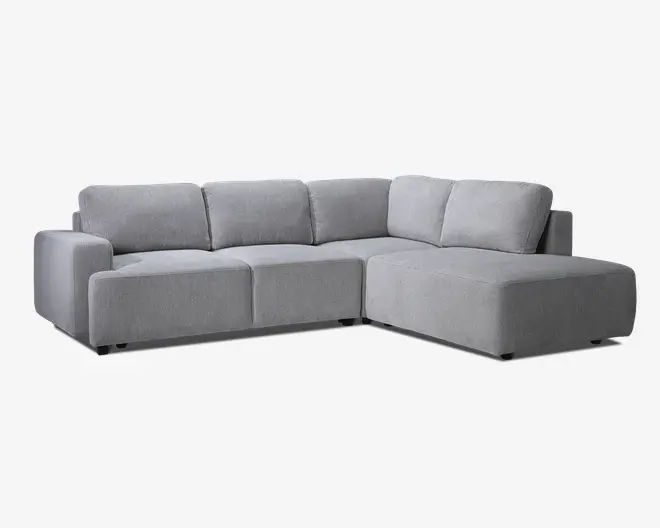 Sovesofa open end højre grå/beige