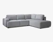 Sovesofa open end højre grå/beige