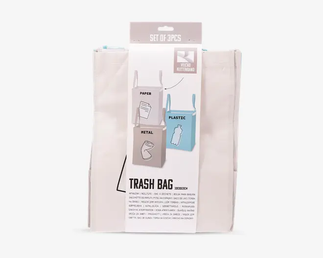 Affaldssorterings sæt pose 3 stk. 