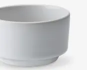 Atlas skål multi hvid Ø.9,5 cm