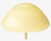 Bordlampe Mini Mus creme H.17 cm 