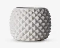 Urtepotteskjuler Ananas hvid H.13xØ.17 cm