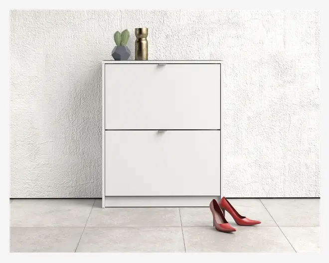 Skoskab Shoes m. 2 låger