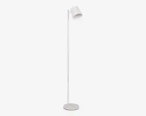 Gulvlampe Blake mat hvid H.125 cm