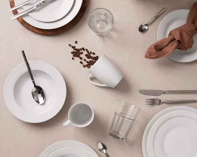 Café krus hvid 30 cl 4 stk.