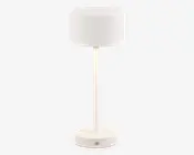 Bordlampe Jeff mat hvid H.30 cm 