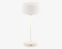Bordlampe Jeff mat hvid H.30 cm 