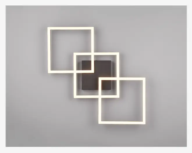 Loftlampe Trail 3 Sort L.52,5 cm 