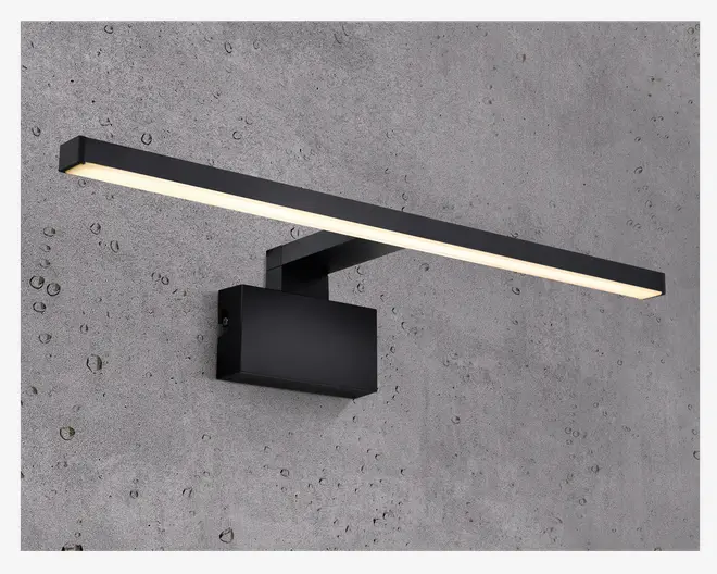 Væglampe Marlee Sort IP44