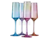 Champagneglas 250ml ass farver 