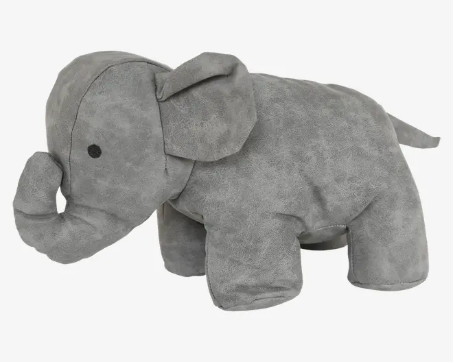 Dørstopper Elefant Grå/Brun Ass.