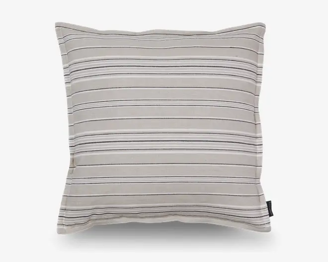 Pude Striber Nature Bomuld 50x50 cm