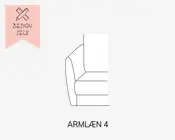 Choise Living Armlæn 4 Venstre Stofgr. 1
