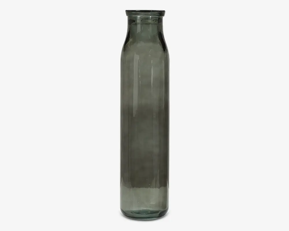 Gulvvase grå H. 76 cm