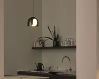 Loftlampe Corolle sort Ø.20 cm 