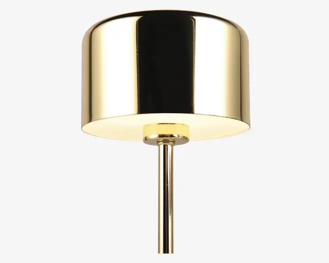 Bordlampe Jeff poleret messing H.30 cm