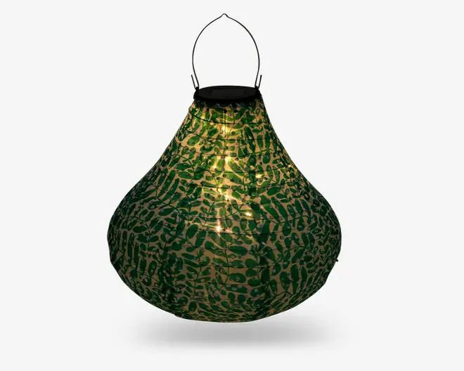 Lanterne solcelle pære ass H.33 cm 