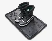 Skobakke Gummi Sort 40x70 cm