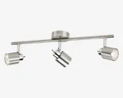 Vægspot Meranti nickel 3xGU10