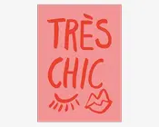 Plakat Traus Chic Pink