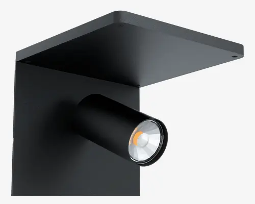 Væglampe Ciglie Sort