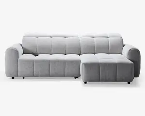 Sofa med chaiselong højre relaxfunktion