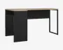 Skrivebord Hjørne Sort/eg