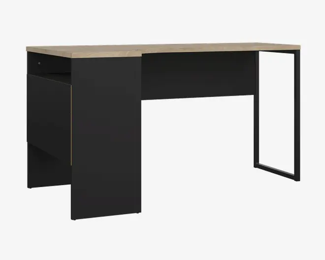 Skrivebord Hjørne Sort/eg