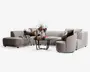 Sofa U-shape Taupe venstrevendt