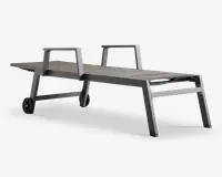 Solvogn m/hjul champagne