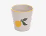 Krus citron 200ml H.8xØ.8 cm