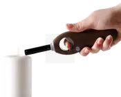 Fyrfadslighter assorteret H.18,5 cm 