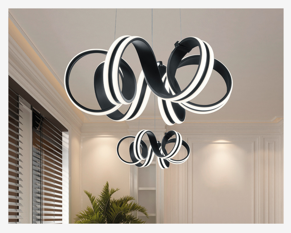 Loftlampe Carrera Sort 