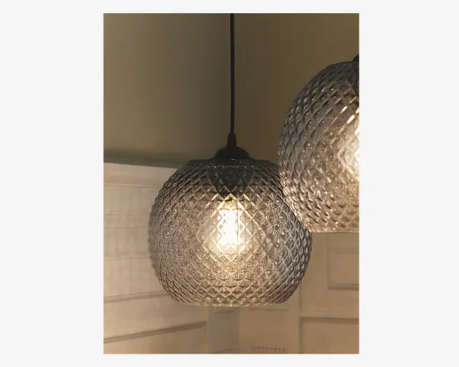 Pendel NOBB mini røgfarvet Ø.12 cm 