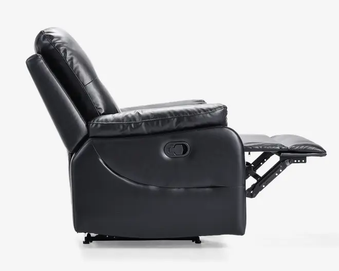 Hvilestol med recliner sort