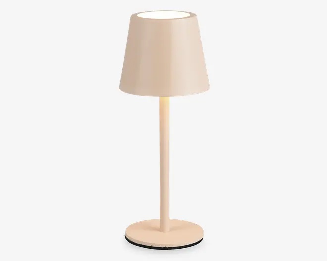Bordlampe Diaz sand H.21 cm