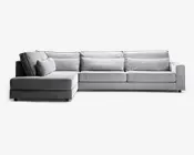 Sofa m/Open End Venstre Grå