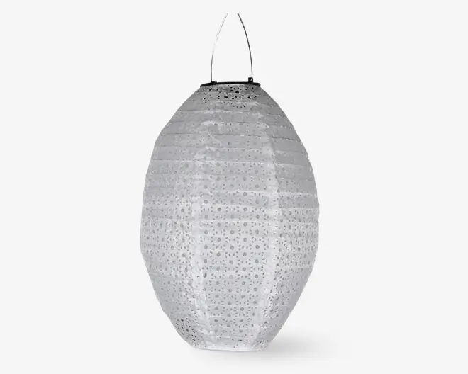 Solar rispapirs lampe beige Ø.22 cm 