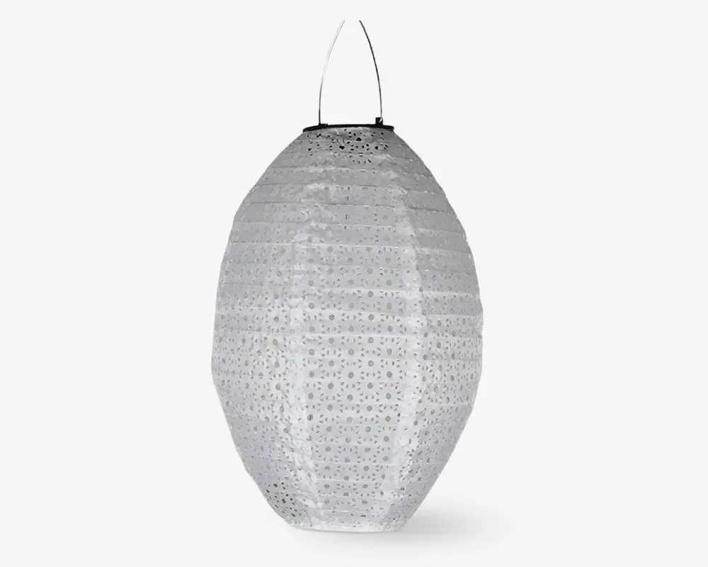 Solar rispapirs lampe beige Ø.22 cm 