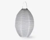 Solar rispapirs lampe beige Ø.22 cm 