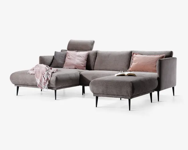 Sofa Josefine med chaiselong venstre