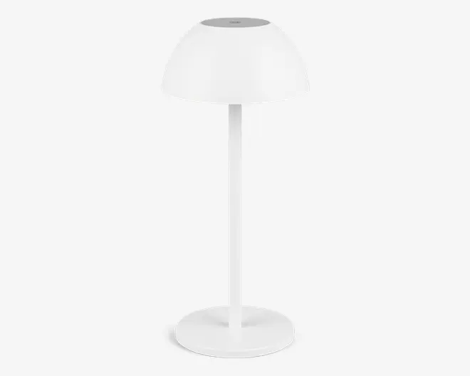 Bordlampe Ricardo mat hvid H.30 cm