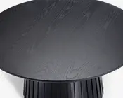 Sofabord sort eg Ø-90 cm
