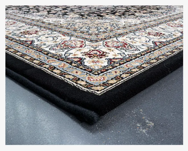 Tæppe Leonardo sort 160x230 cm 