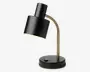 Bordlampe Vogue sort H.31 cm  