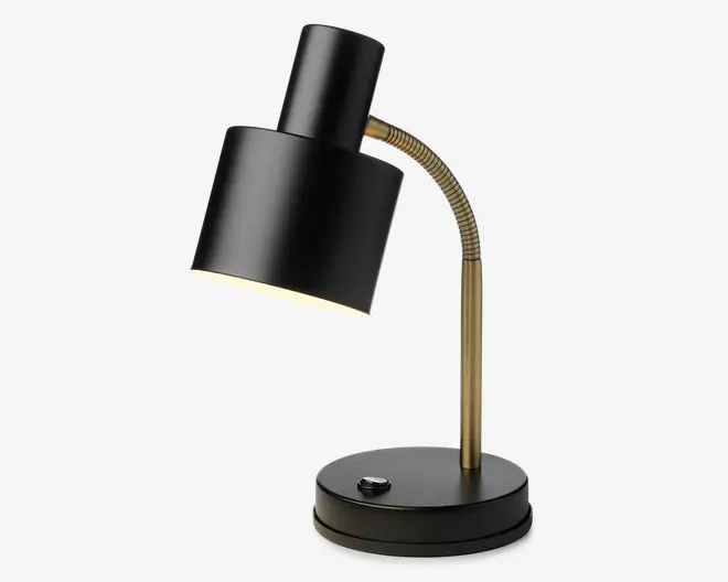 Bordlampe Vogue sort H.31 cm  