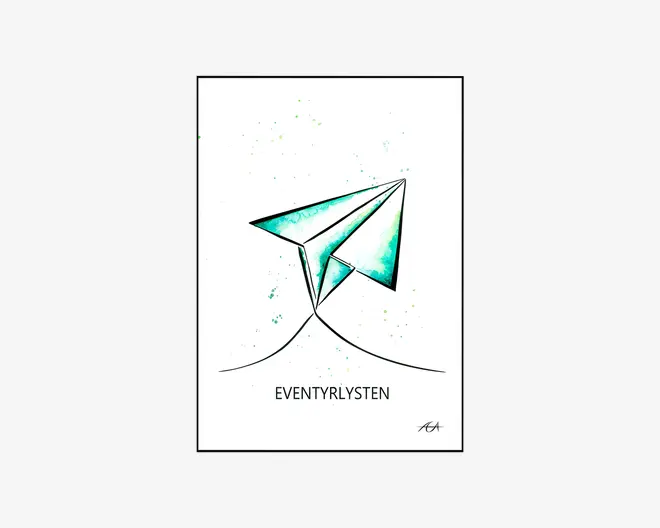 A3 Plakat Eventyrlysten Malet